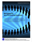 Managing the Non-Performing Employee